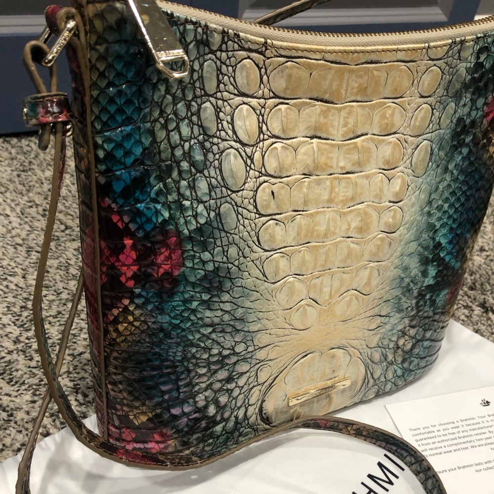 HTF Brahmin Katie crossbody in Komodo ombré Melbourne